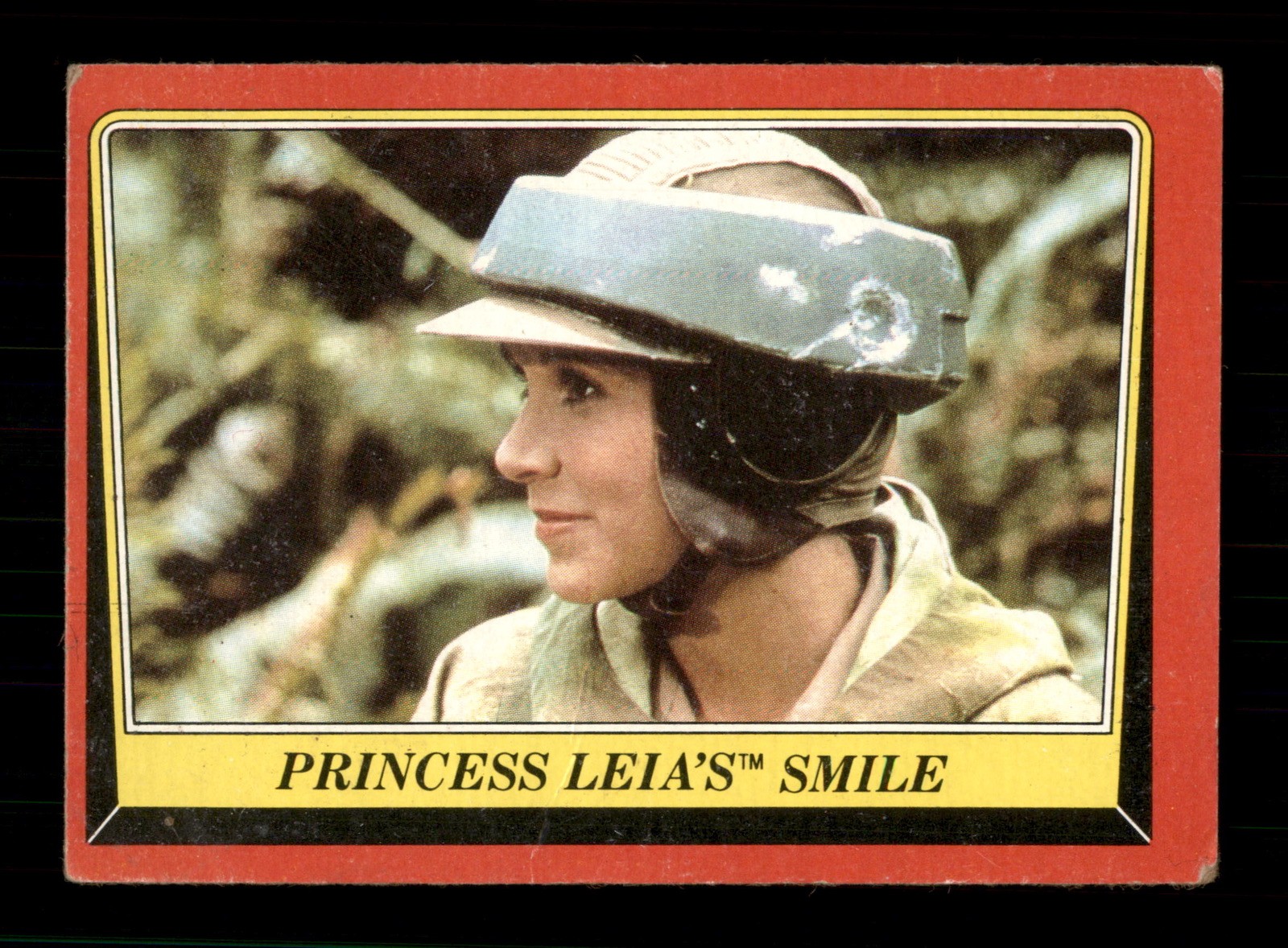 Princess Leias Smile 73 1983 Star Wars ROTJ Lucasfilms Topps Trading Card TCG CC
