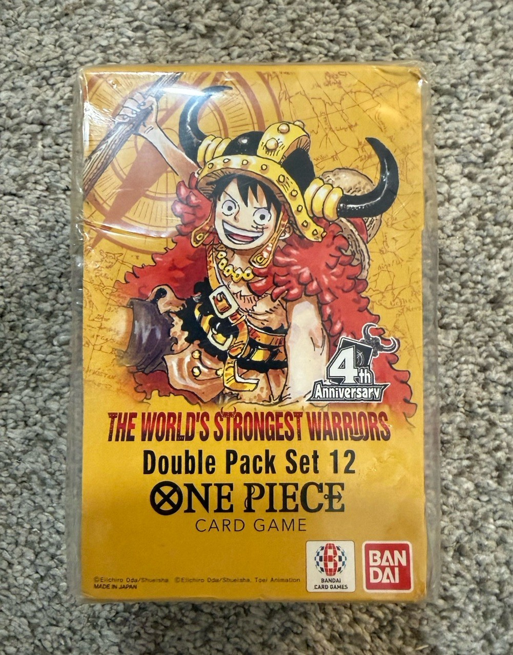 Set confezione doppia pezzo unico vol. 12 The Worlds Strongest Warriors OP-17 INGLESE 