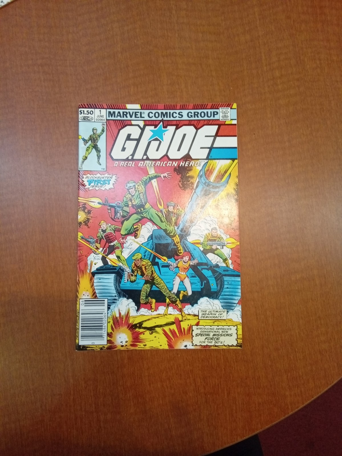 G.I Joe #1 Un Vero Eroe Americano Marvel Comics 1982 Edicola VG+