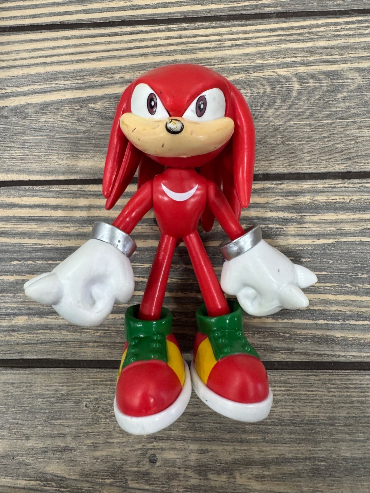 Knuckles The Echidna Action Figure Red/White/Green Sonic The Hedgehog Toy Collec