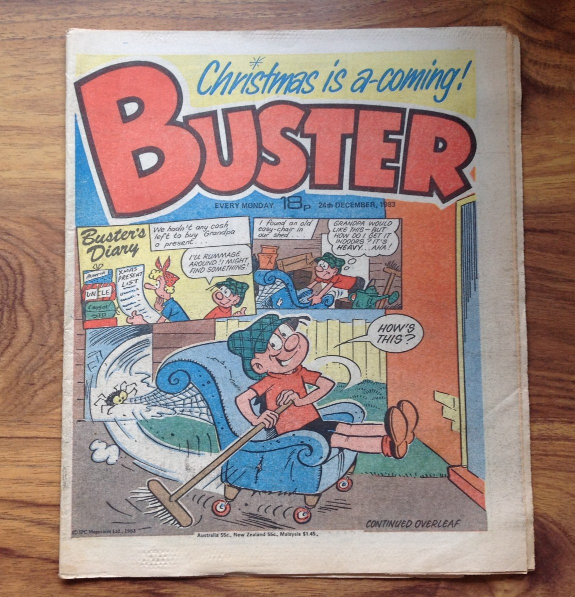 Buster Christmas Vintage Comic 1983 IPC Magazines . Free UK Postage