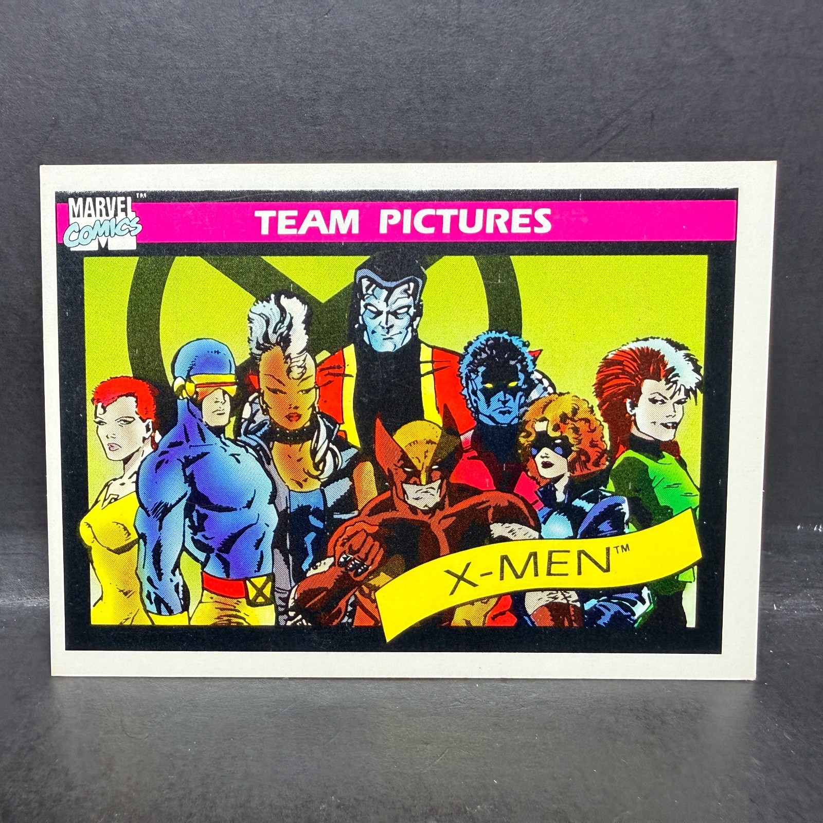 1990 IMPEL MARVEL COMICS TEAM PICTURES X-MEN 140