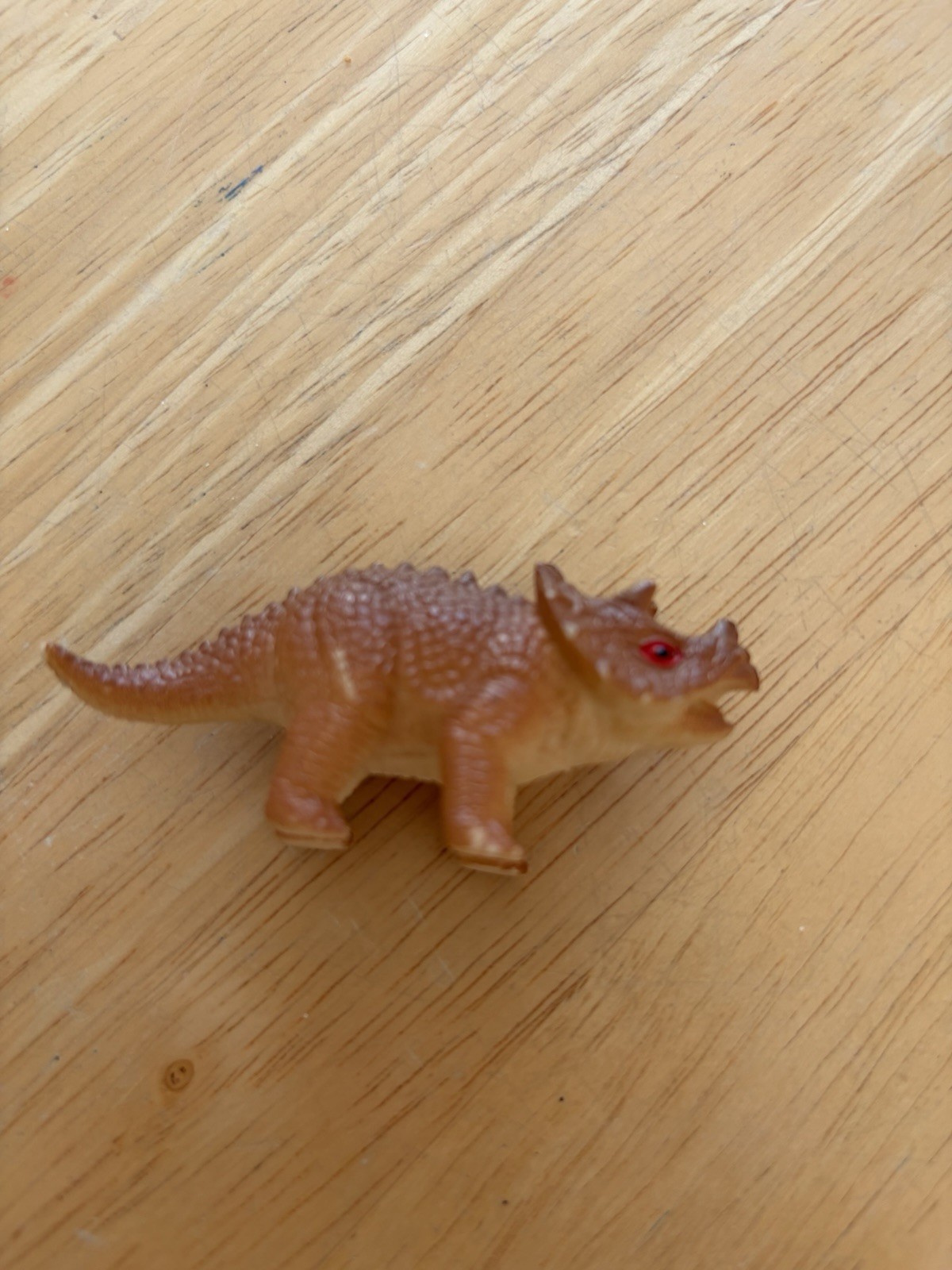 Tricerops action figure dinosauro giocattolo plastica dura anni 80 raro retrò ottime condizioni