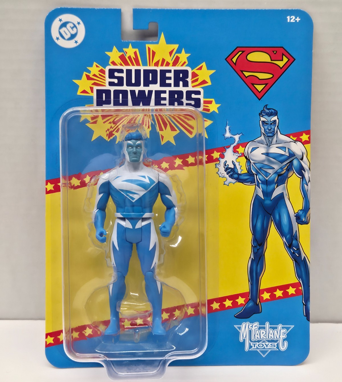 SUPERMAN BLUE - Modellino McFarlane Toys DC Super Powers retrò 4,5" IN MAGAZZINO