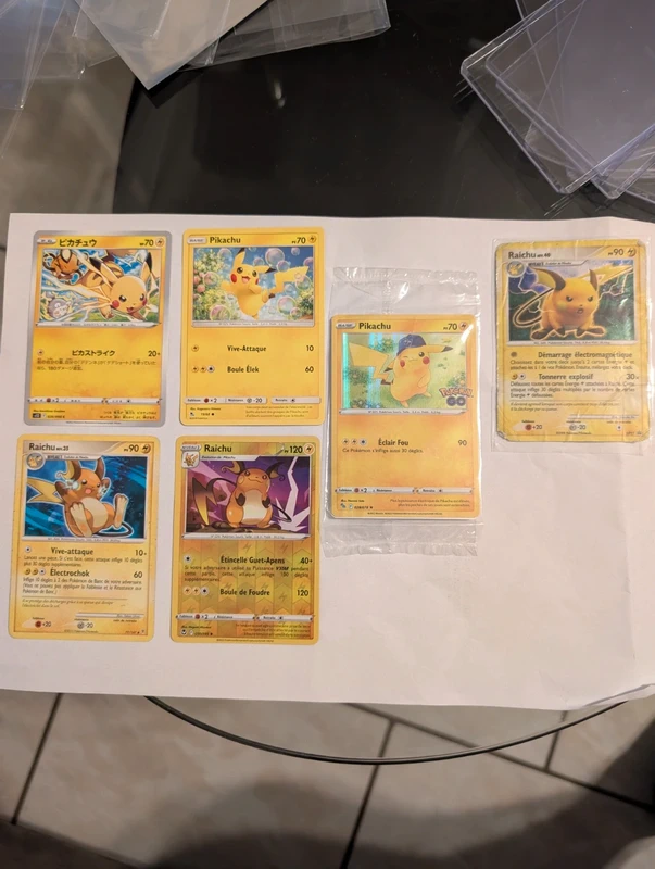 Lots de Pikachu Raichu Pokémon