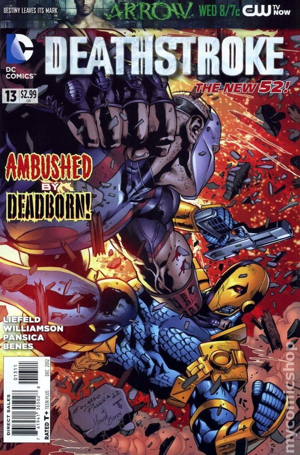 Deathstroke #13 FN 2012 Immagine Stock