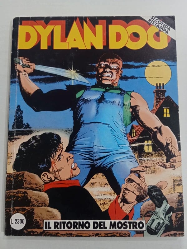 Fumetto Dylan Dog 8 seconda ristampa gennaio 1992