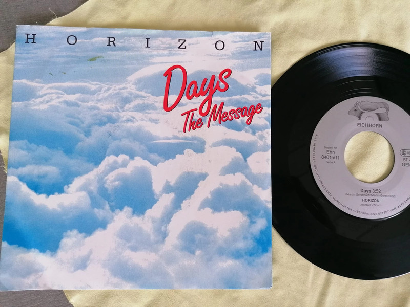 Horizon - Days / The Message,  7", Eichhorn 84015/11 Rare German Synth-Pop New Wave 1980er