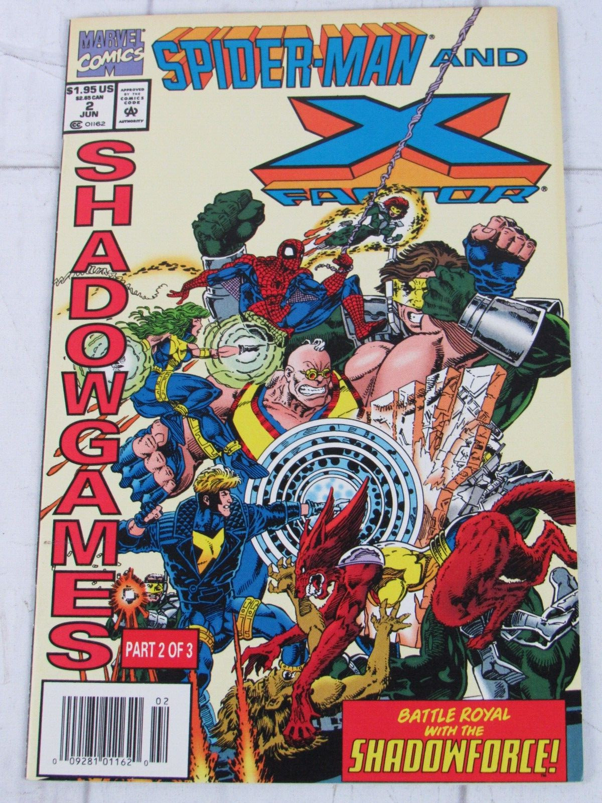 Spider-Man e X-Factor: Shadowgames #2 giugno 1994 Marvel Comics