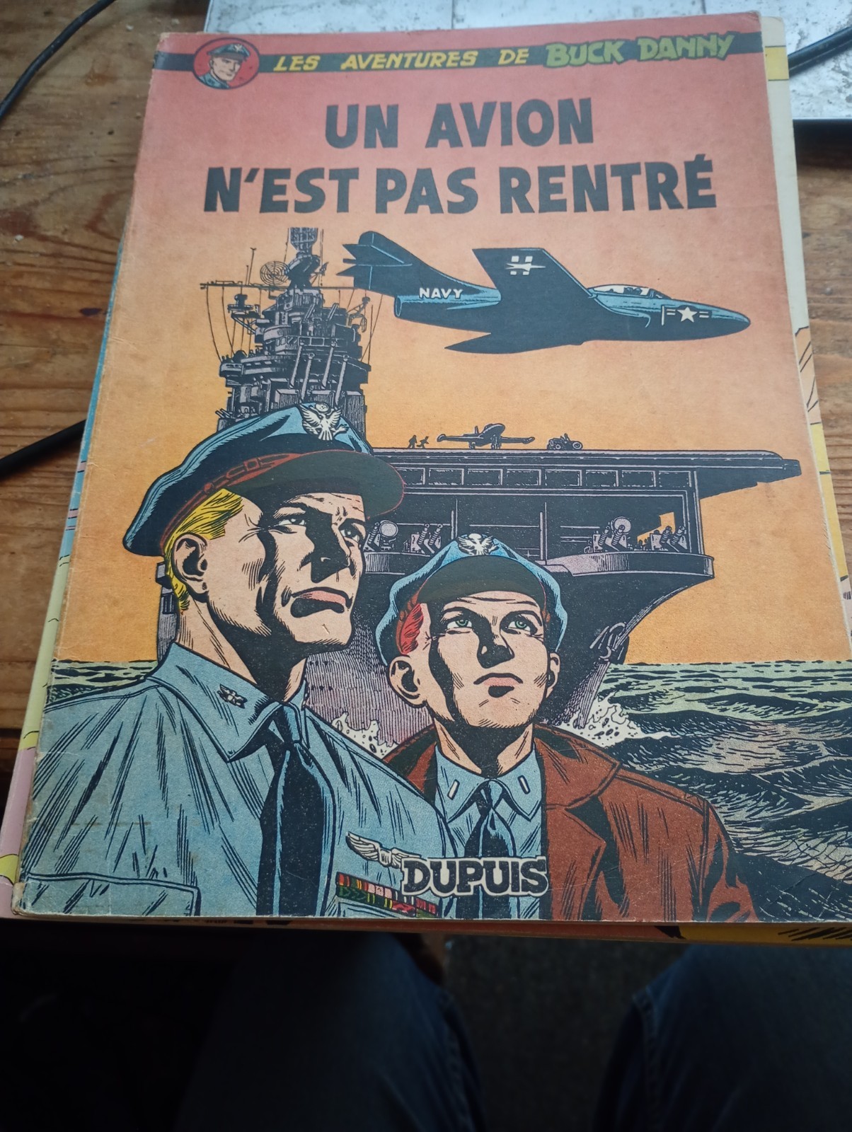 Un avion n'est pas rentré BUCK DANNY HUBINON CHARLIER dupuis 1954