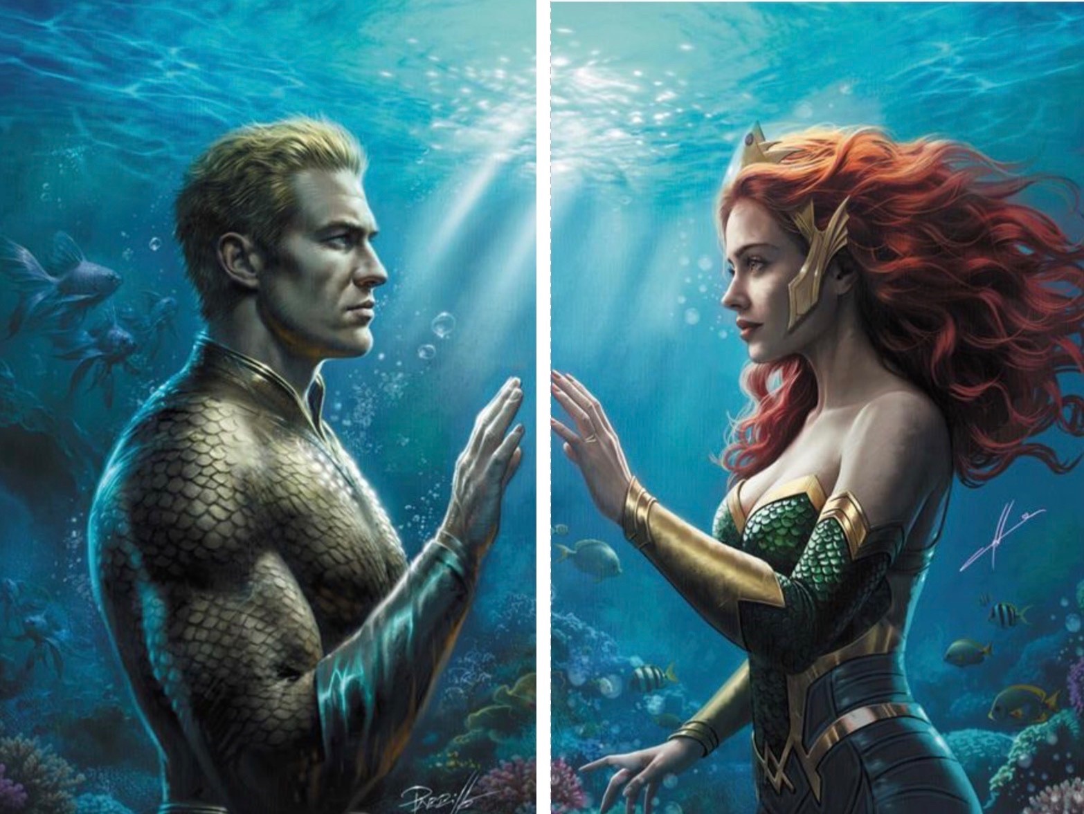 EMPEROR AQUAMAN #22 CVR A/B COLLEGAMENTO COHEN PARRILLO PACCHETTO 10/14 PRE ORDINE