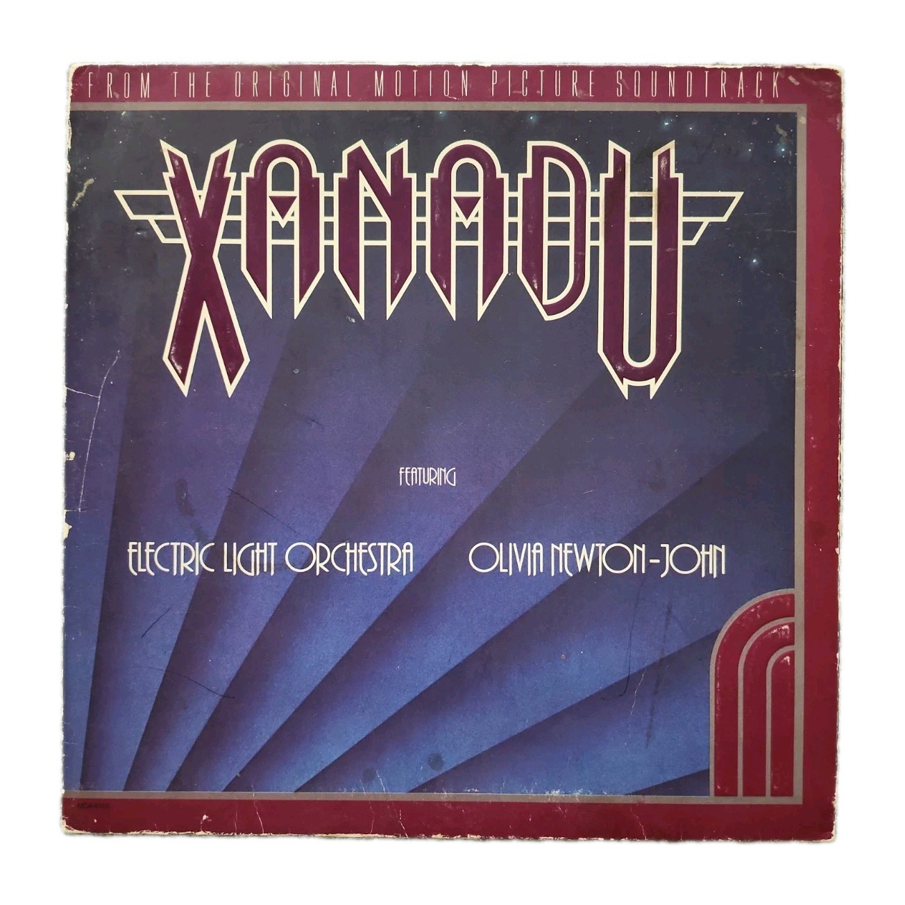 Xanadu Soundtrack LP Vinyl Record ELO & Olivia Newton-John 1980 MCA-6100 VGUC