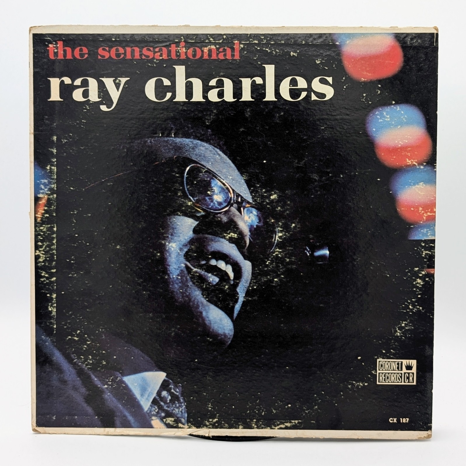 Ray Charles Sensational Ray Charles Blues Soul Vinyl LP 1965 Mono Coronet CX-187