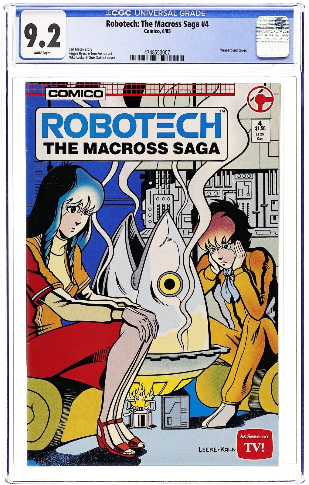 Robotech La Saga Macross #4 CGC 9.2 1985 4748553007
