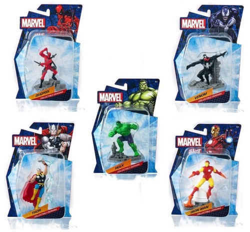Marvel Avengers Diorama Personaggi Supereroi Action Figure 2.75" Ufficiale
