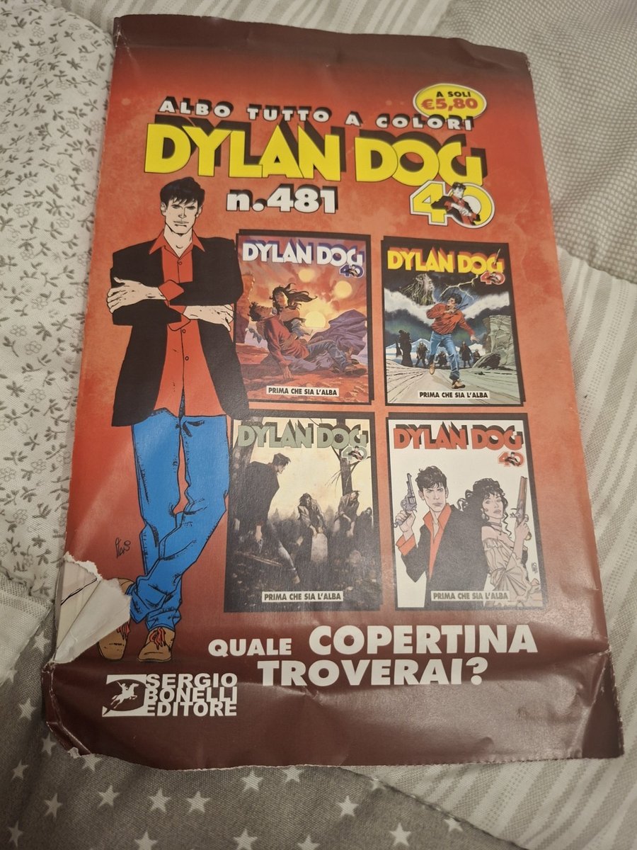 Dylan Dog n. 481 "Prima che sia l'alba" tutto a colori, Albo 40 variant 2026