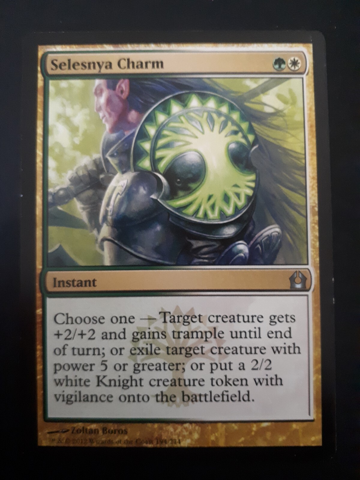 Mtg Selesnya Charm Return to Ravnica Lightplay B53