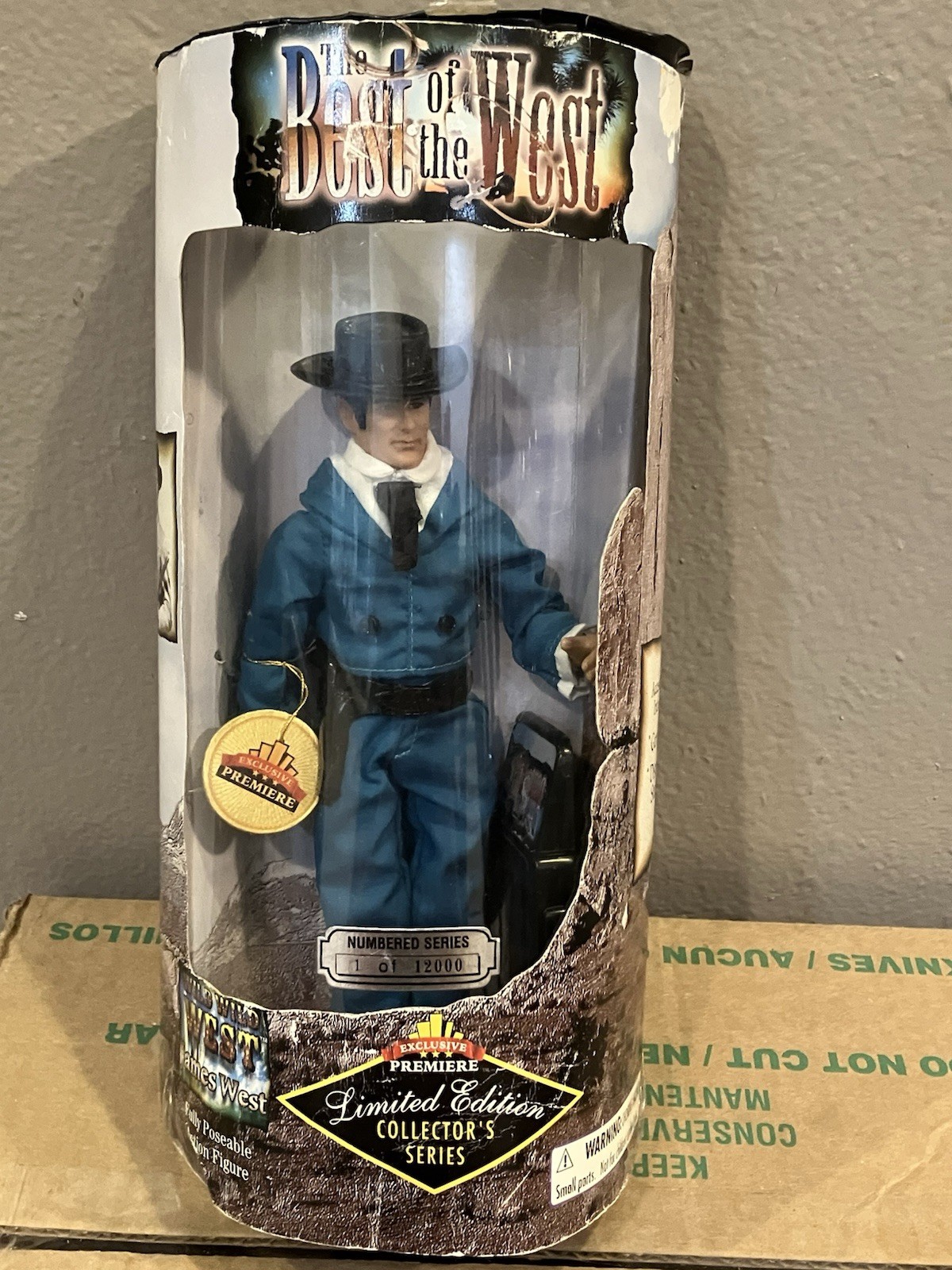 Best Of The West Wild Wild West James West 9" Figure Exclusive Premiere 1997