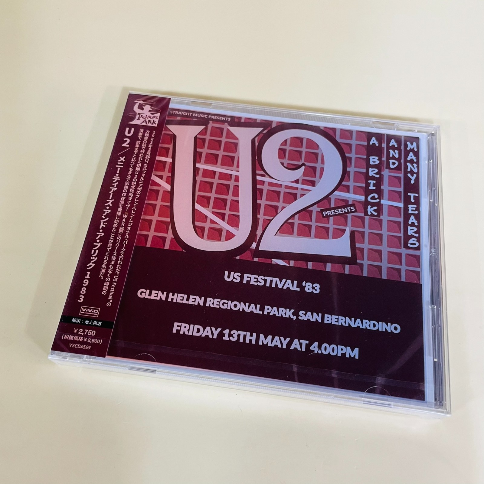 U2 – A Brick and Many Tears / Live at US Festival '83 CD (Sealed)
