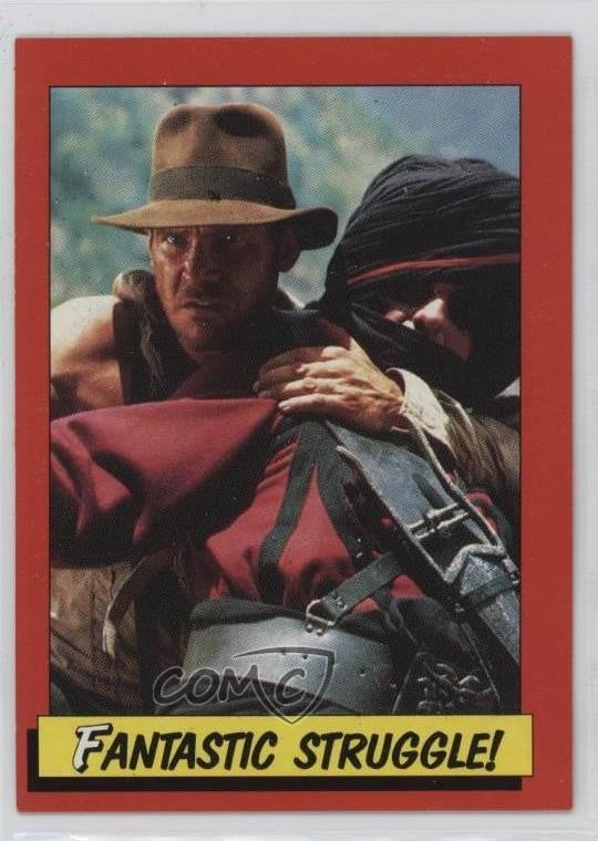 1984 Indiana Jones e il Tempio del Destino Harrison Ford Fantastica Lotta! 10ou
