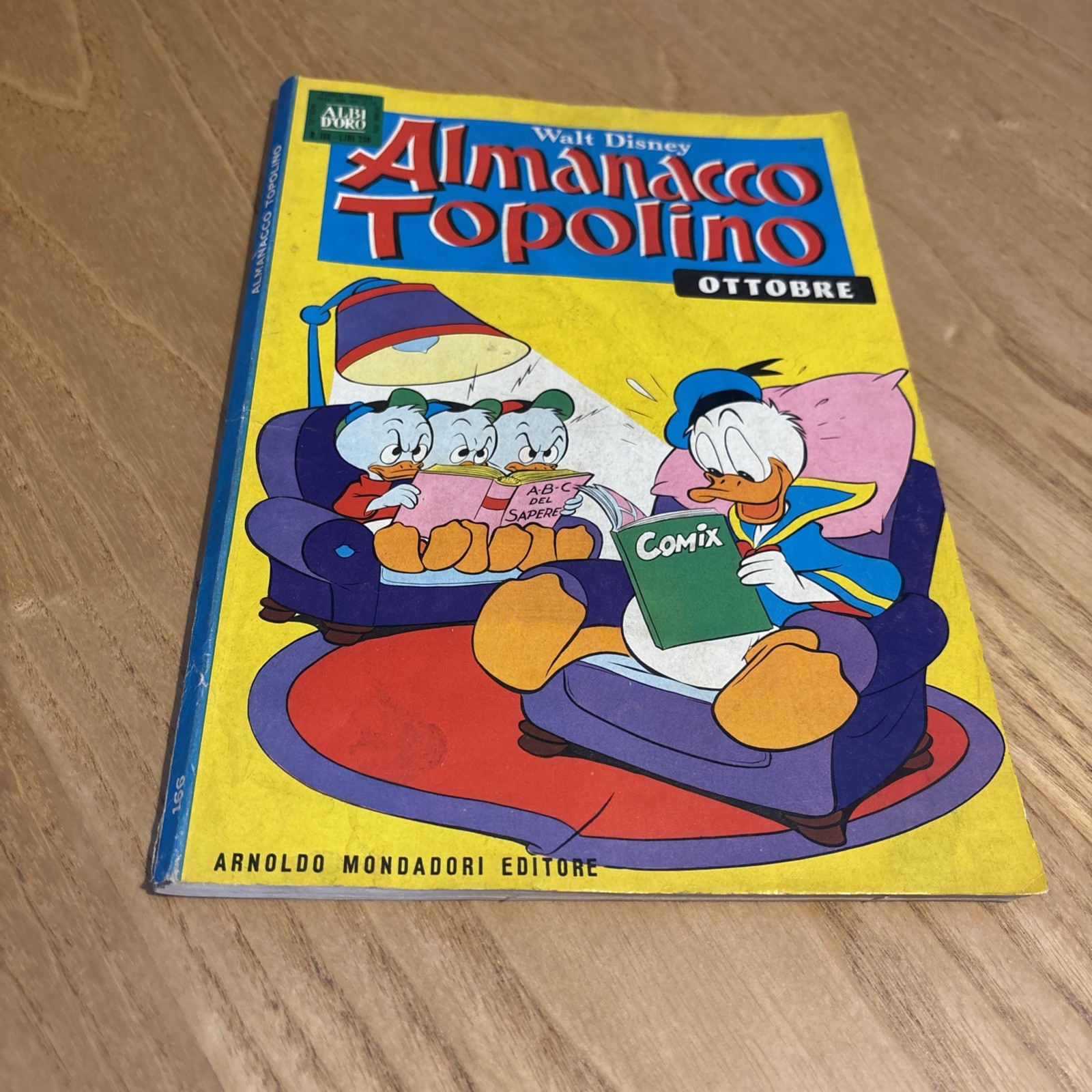 Almanacco Topolino n.166 1970 Mondadori Walt Disney 