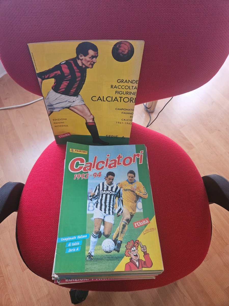 CALCIATORI ALBUM 1961-62  / 1993-94    COMPLETA ANASTATICA L'UNITA