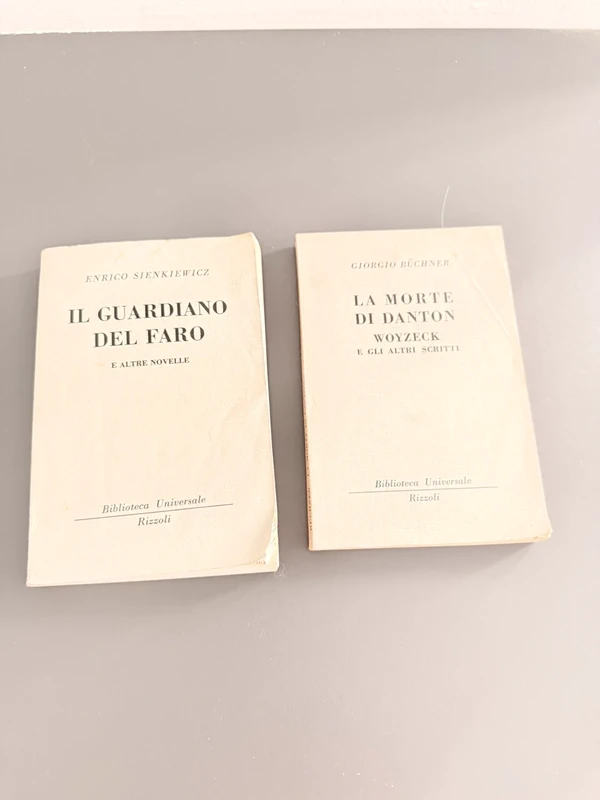 Lotto 2 libri vintage Biblioteca Universale Rizzoli – anni ’50
