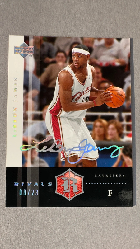 2004-05 Upper Deck Rivals Platinum /23 LeBron James