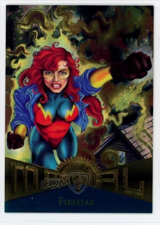 Fleer Marvel Metal Firestar 1995 #63 uk2