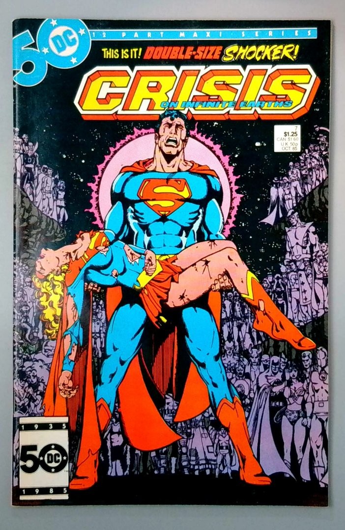 Crisis on Infinite Earths #7 FN+ DC 1985