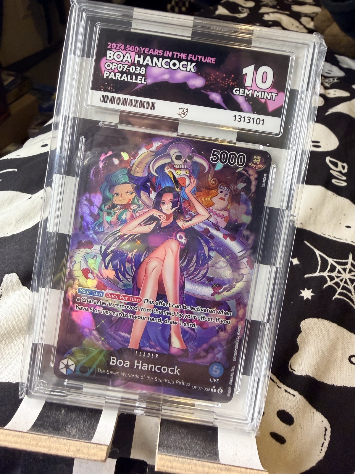 Boa Hancock OP07-038 L Alt Art 500 Years In The Future ACE 10 One Piece