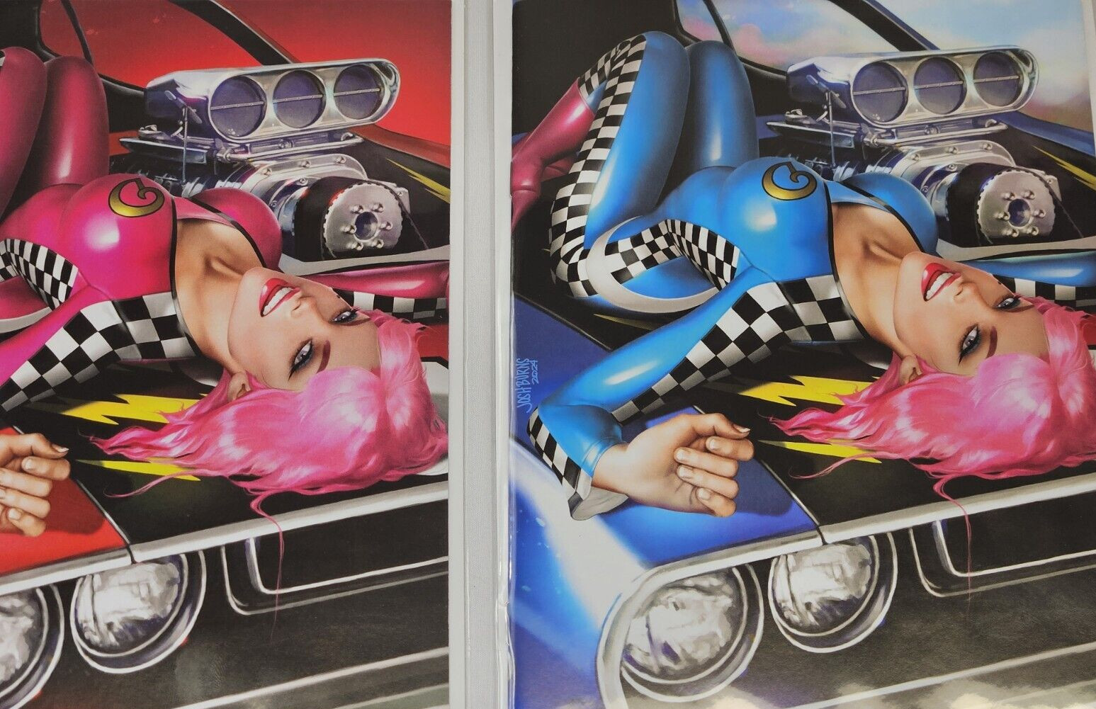 Archie & Friends Hot Rod Racing 1 Josh Burns Virgin Variant Set LTD 150/250 COA