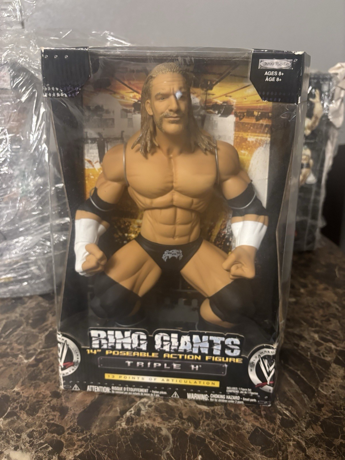 jakks WWE Ring Giants Triple H Series 12 nuovo RARO, solo su ebay