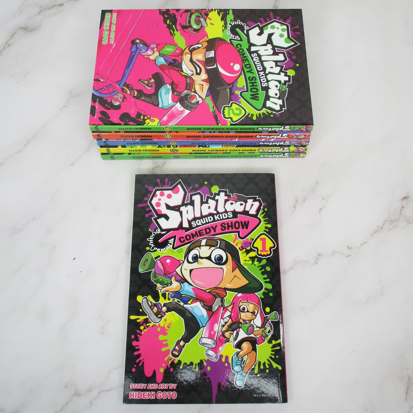 Splatoon Squid Kids Comedy Show Manga Completo Vol 1-6 (2020-2022) Viz Media NUOVO