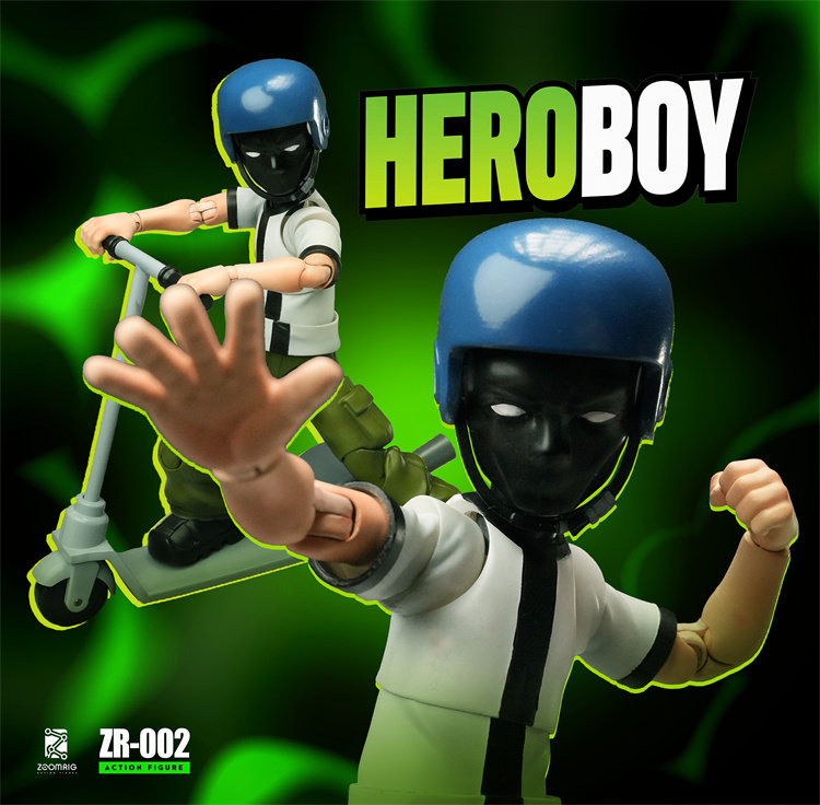 (Preordine) Zoomrig 1/12 Hero Boy (NON) Ben 10 action figure ZR002 e TN002