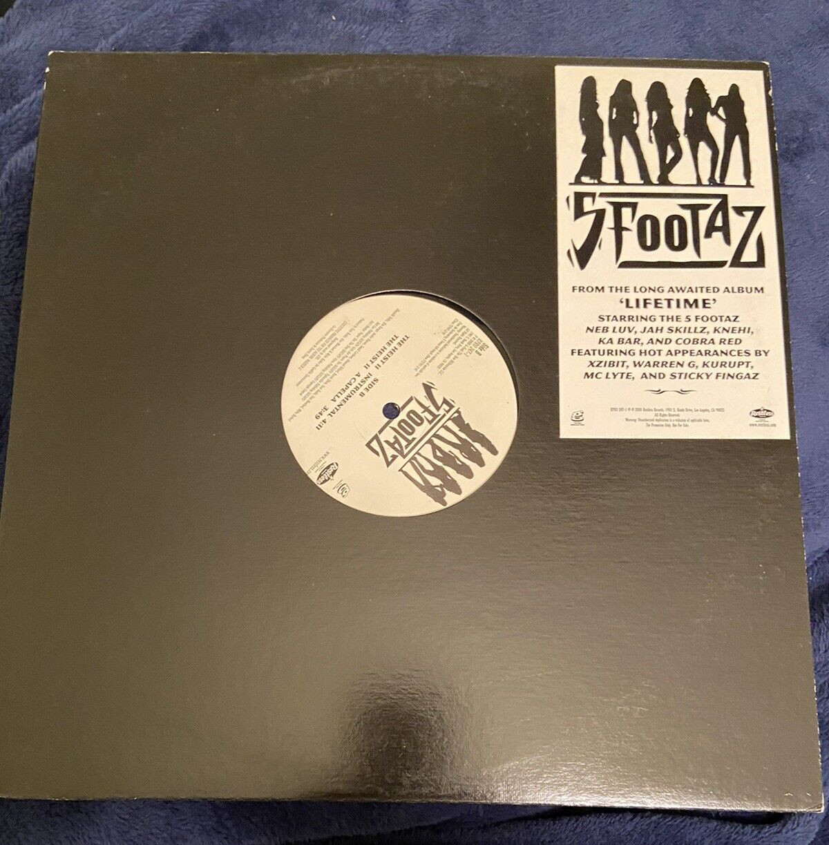 5 Footaz: The Heist Lifetime 12" Single LP Vinyl Rare Record Promo