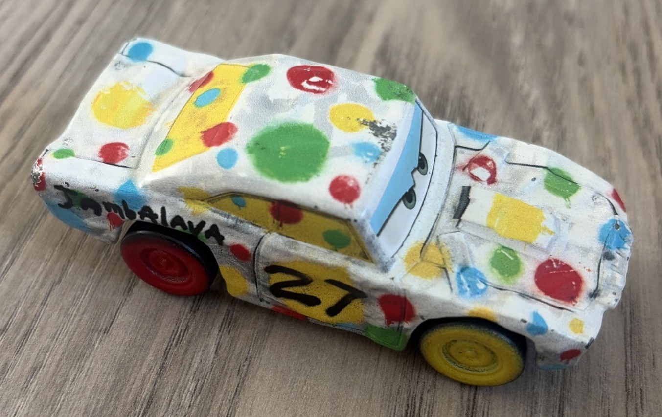 Disney Pixar Cars Jambalaya Chimichanga 27 Thunder Hollow Derby Mattel metallo