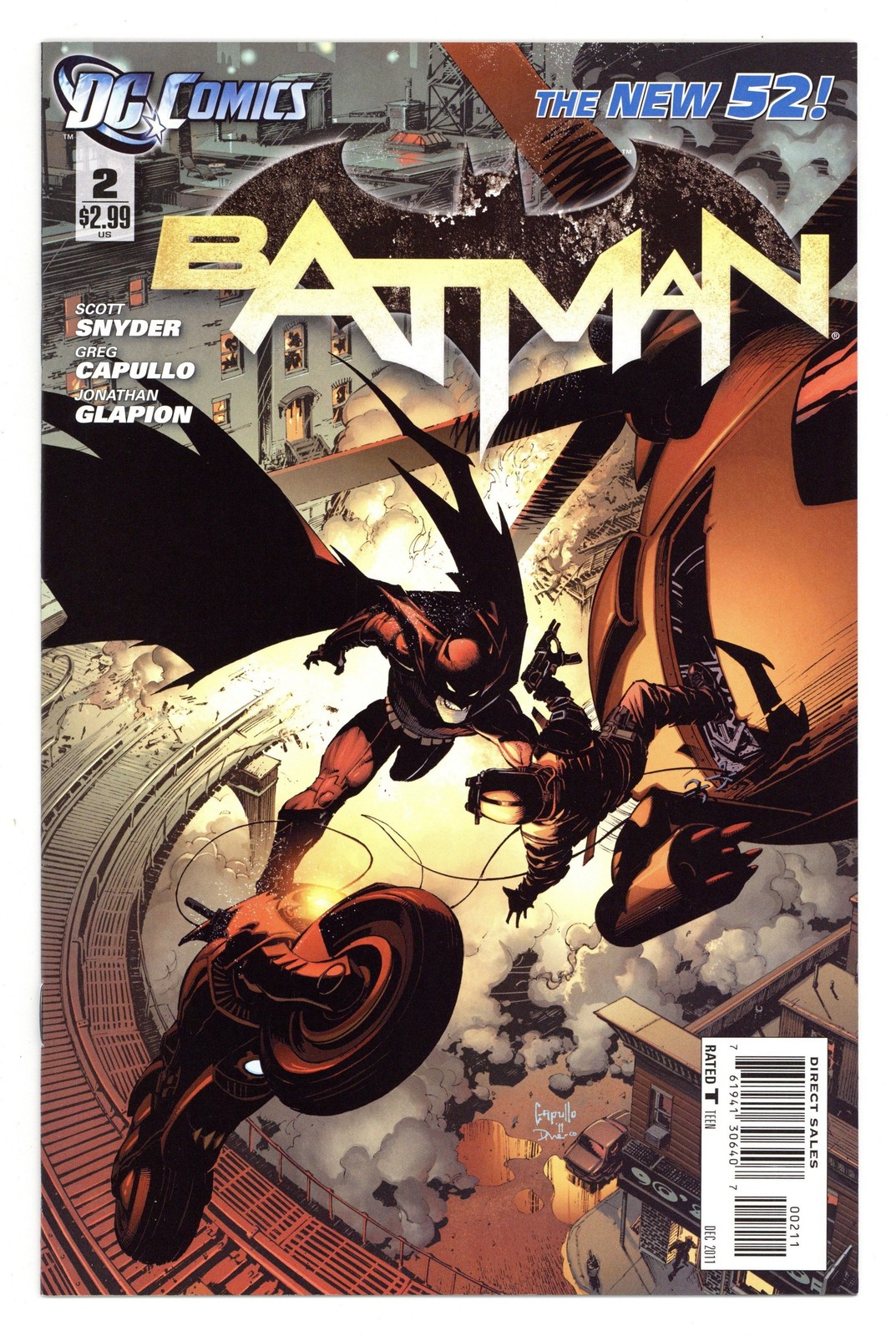 Batman #2A Capullo VF+ 8.5 2011