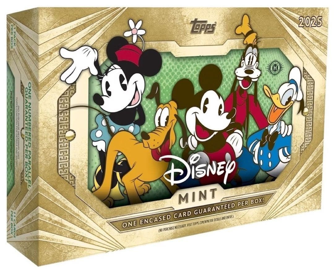 2025 Topps Disney Mint Hobby Box Sealed Trading Cards 100th Anniversary JPN