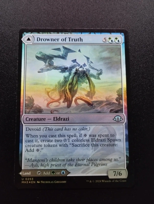 Magic the gathering mtg drowner of thuth eldrazi foil