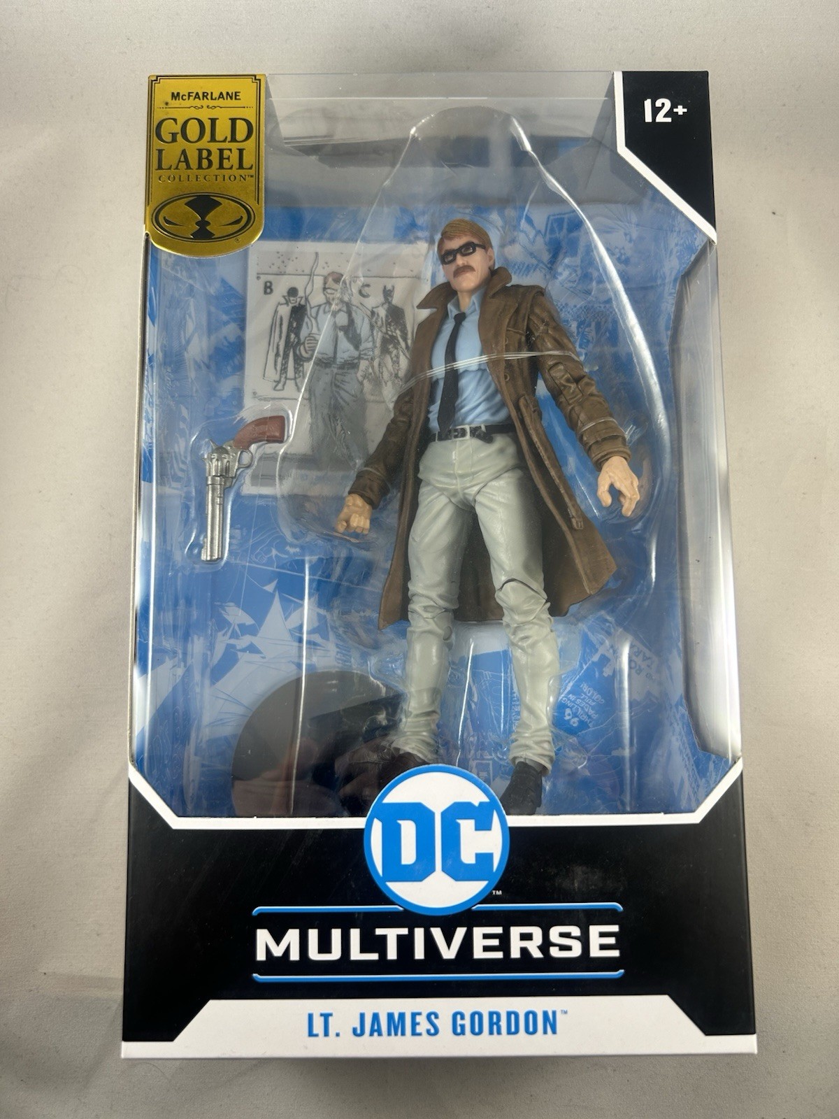 McFarlane Toys DC Multiverse LT James Gordon Batman Anno Uno Etichetta Oro
