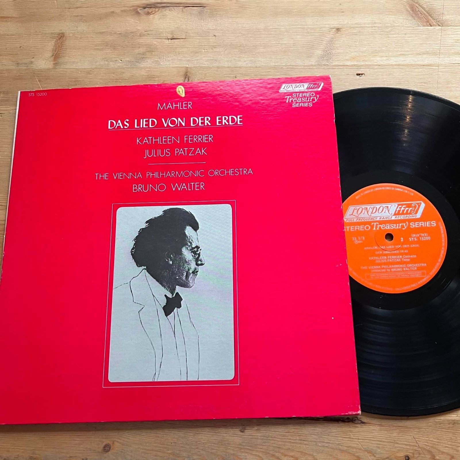 Bruno Waiter - Das Lied Von Der Erde 33rpm VG+ VR20