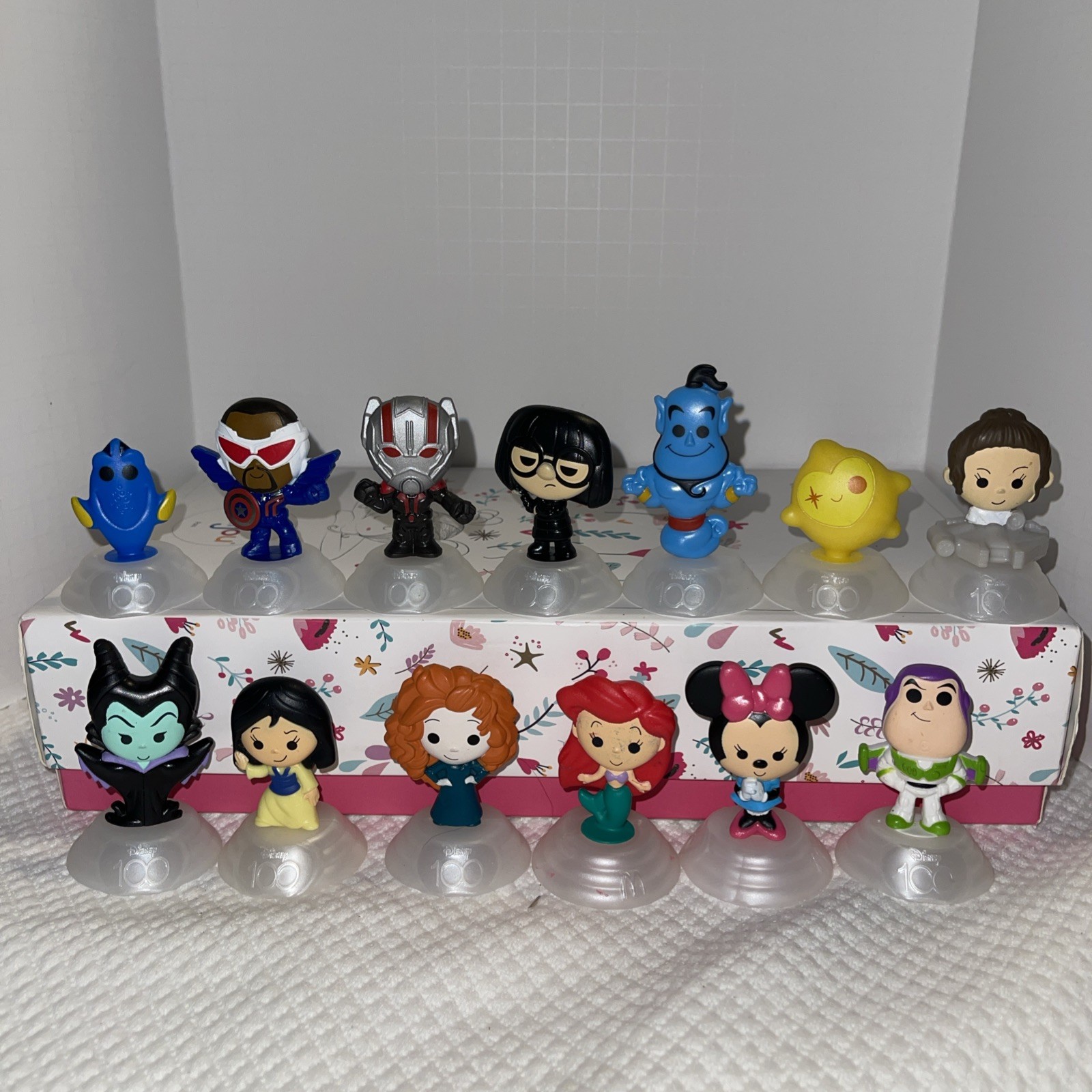 Disney 100 Anni di Meraviglie Happy Meal Toys Minnie Buzz Merida Mulan Dory 13 Giocattoli
