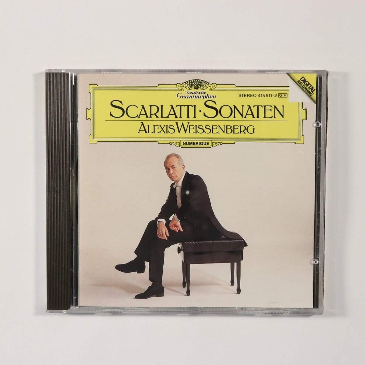 Scarlatti Sonaten Alexis Weissenberg CD 1985 Deutsche Grammophon Classical Piano