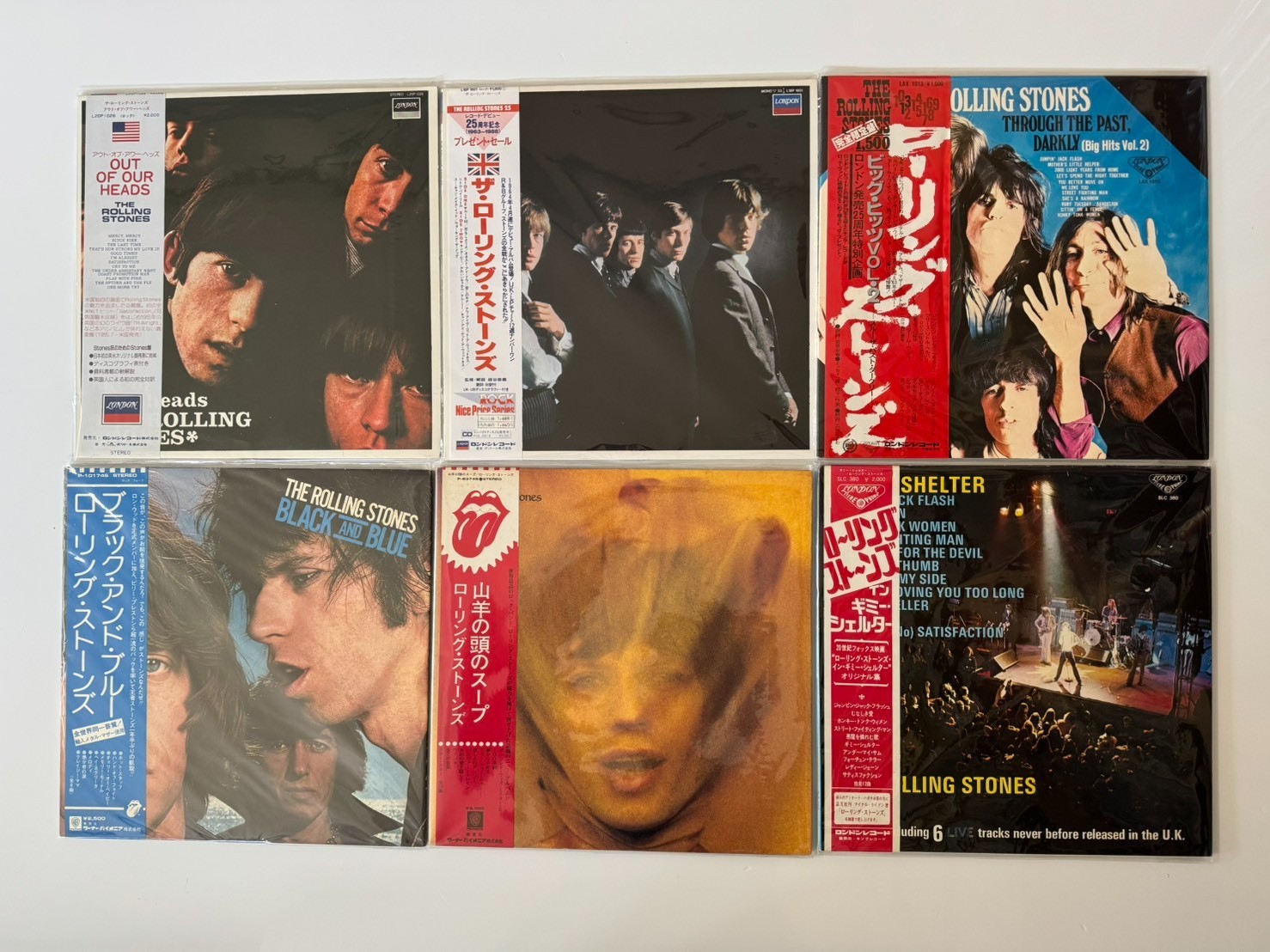 The Beatles, The Rolling Stones, Rod Stewart ...【12 x Japanese LP Lot w/ Obi】