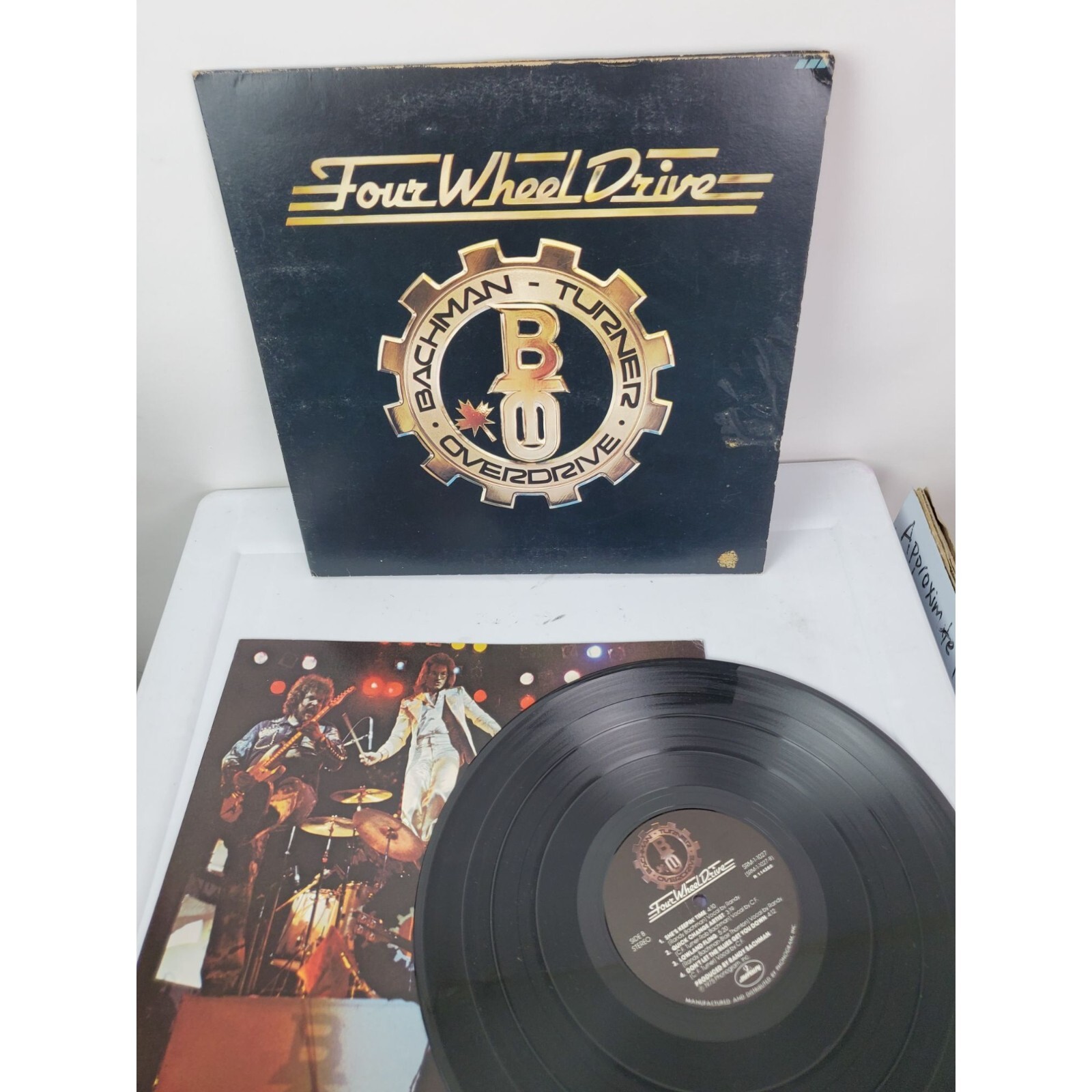 Bachman-Turner Overdrive Four Wheel Drive Vinyl Record LP GUC