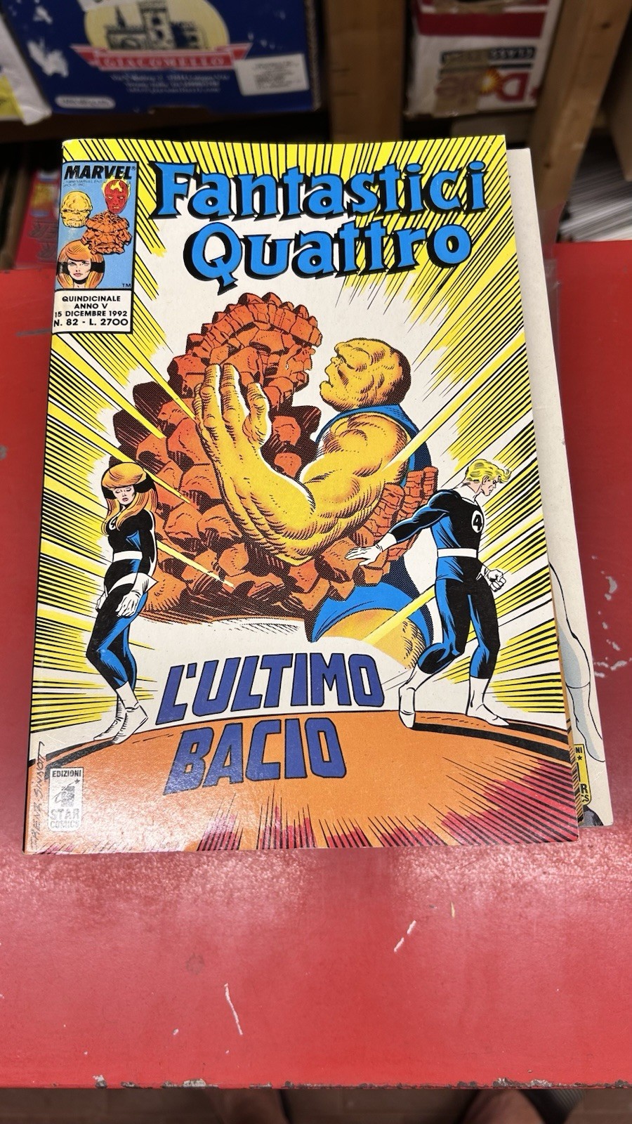 Fantastici Quattro n.82 L'ultimo bacio Star Comics 1992 numero singolo ITA