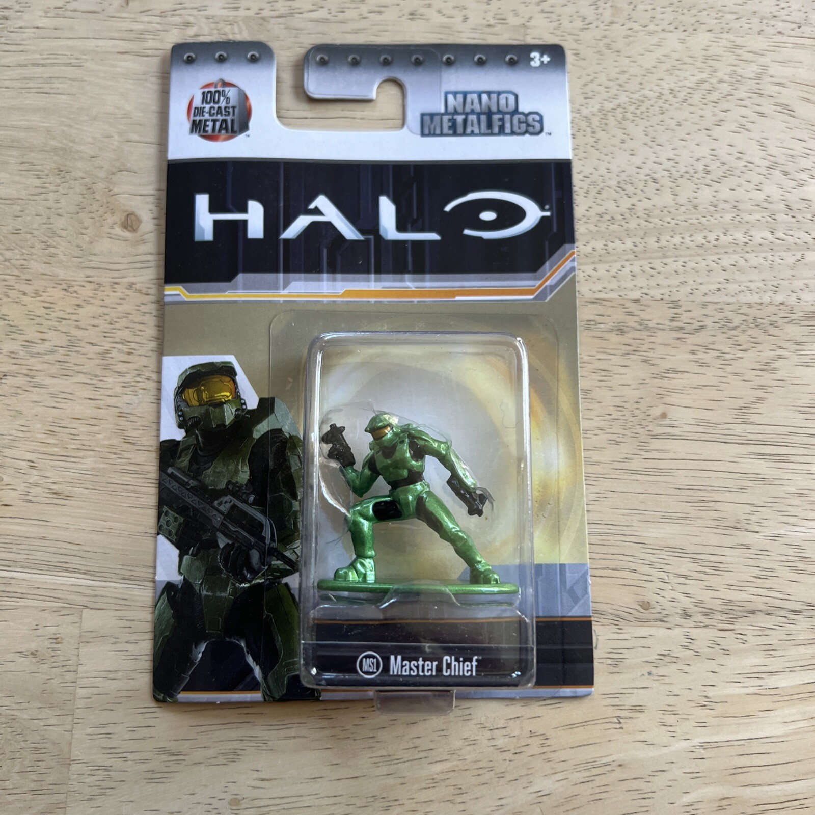 HALO NANO METALFIGS - Figurina da collezione Master Chief DieCast Metal nuova con scatola