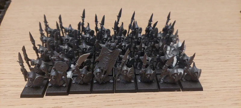 Régiment de 40 lanciers gobelins de la nuit.