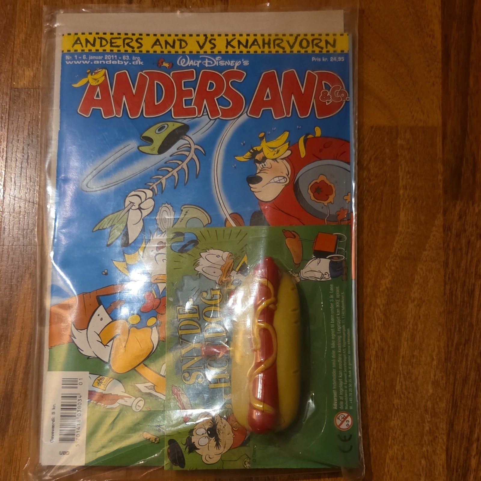 Walt Disney's Anders And & Co. 1-2011, Paperino danese con CONTORNO